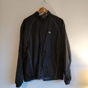Starter Black Fleece Lined Wind Breaker